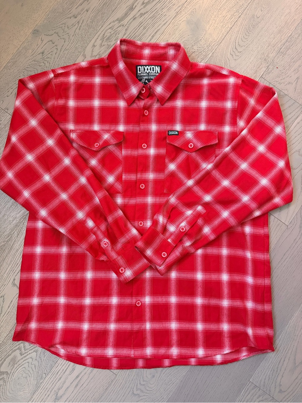 Dixxon Flannel Company Men’s 2XL Red Plaid Flannel Shirt